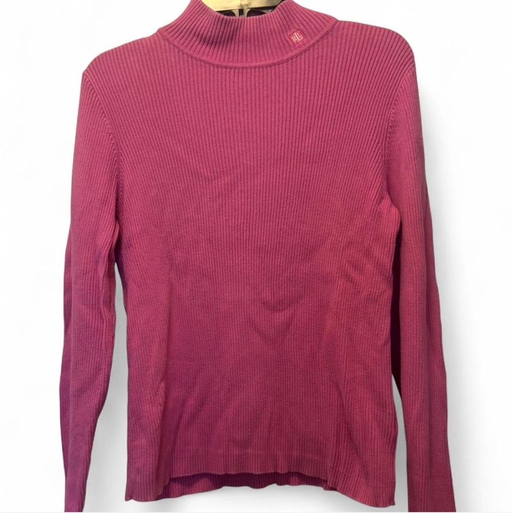 Ralph Lauren Vibrant Pink Knit Sweater